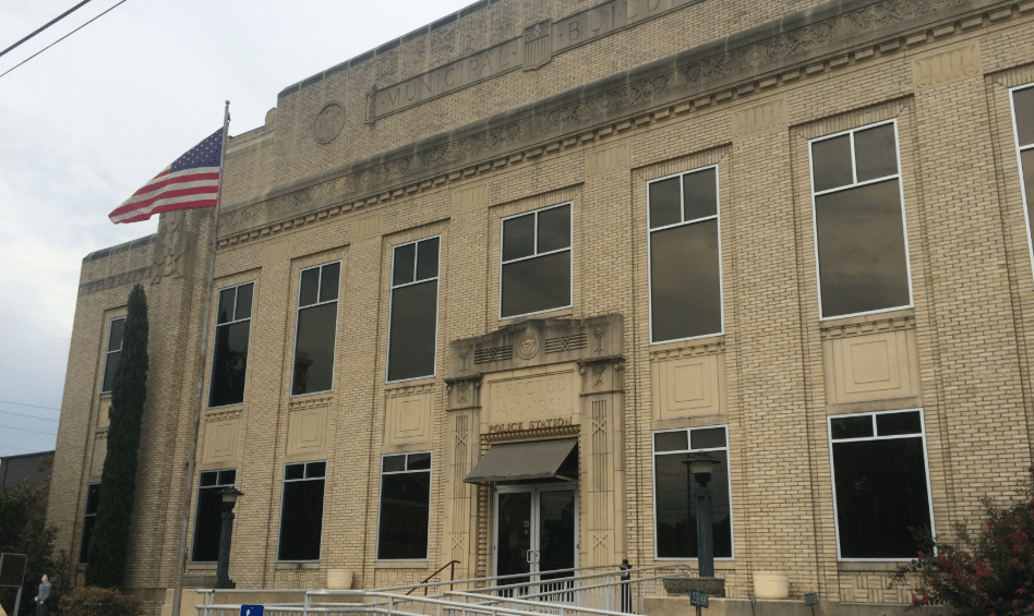 front of crowley police department