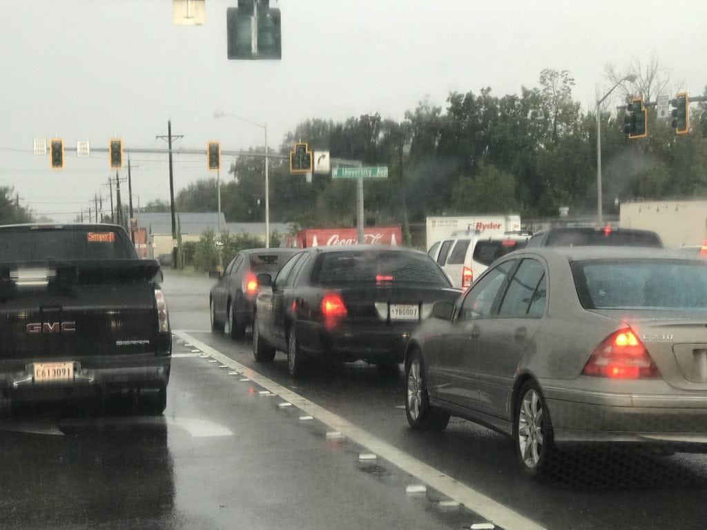 Traffic light out in Lafayette