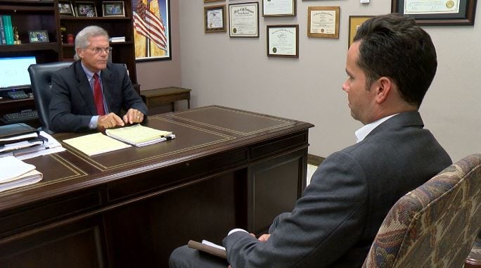 KATC's Jim Hummel interviews 15th Judicial District Attorney Keith Stutes