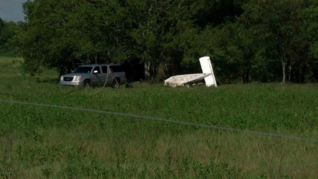 Plane crash in Vermilion Parish (Photo: KATC)