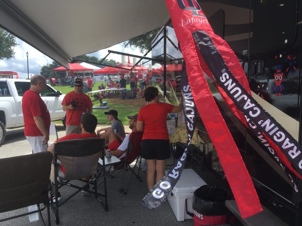 UL game tailgating