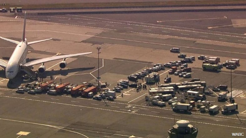 Flight grounded at JFK