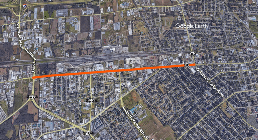 U.S. 90 Lane closures