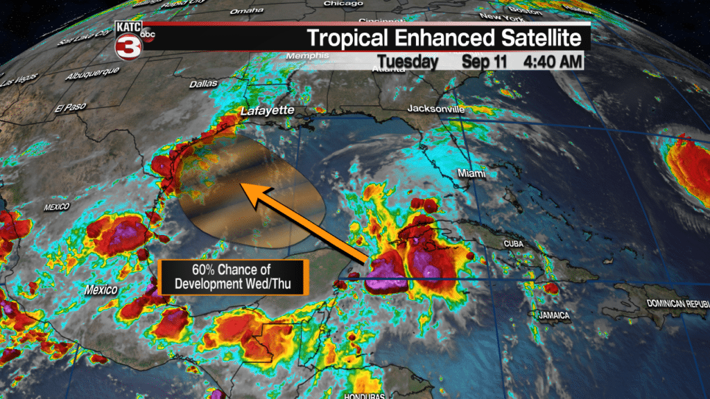 Caribbean satellite