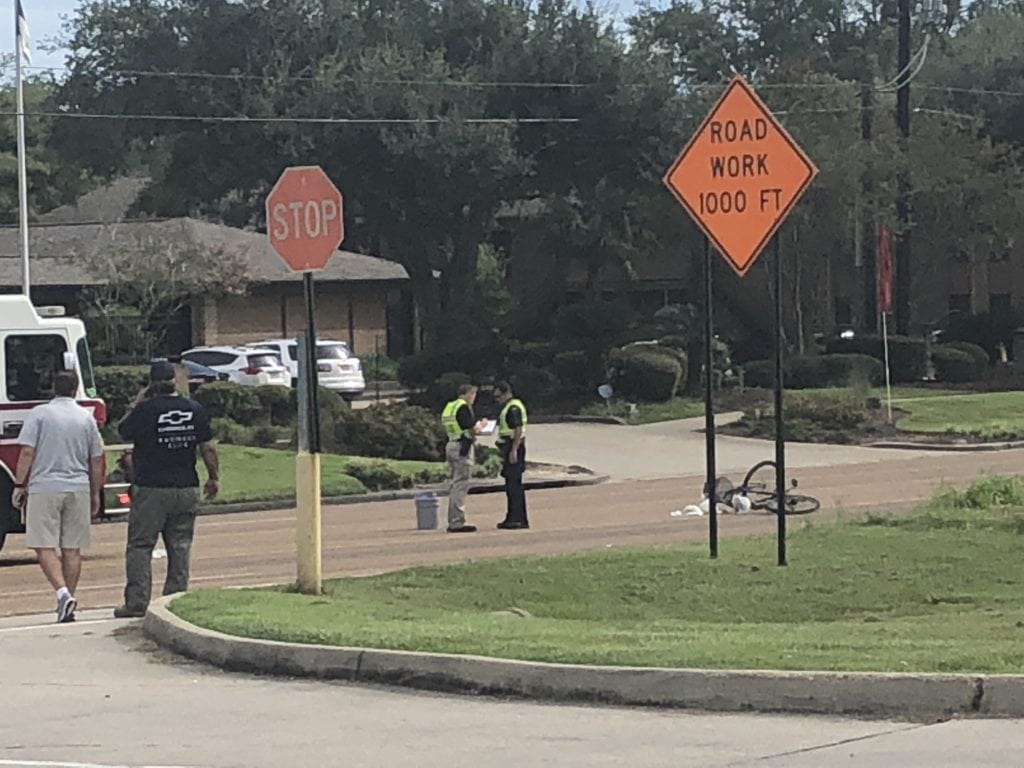 Bicyclist hit on Verot School Road