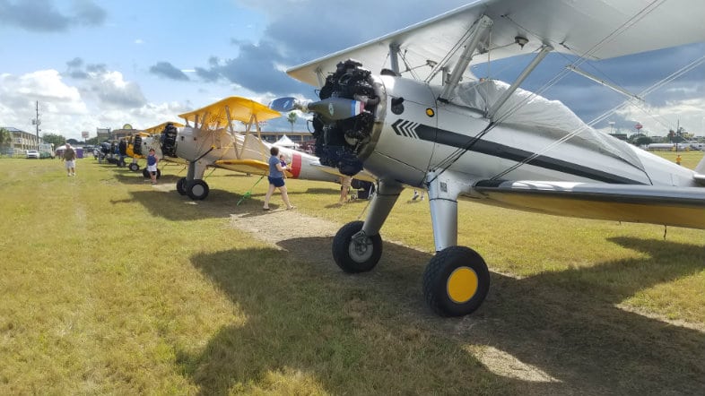 Stearman airplanes