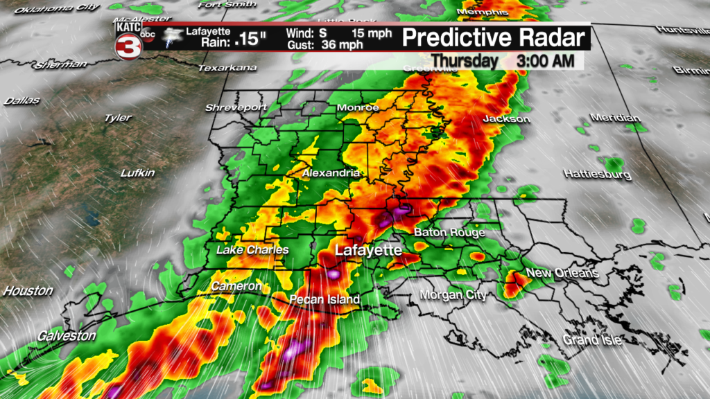 Severe Storms Expected Overnight
