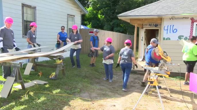 Lafayette Habitat for Humanity kicks off 2018 Women Build. They are encouraging women (and not excluding men) to accept the challenge of housing by raising enough funds to help Lafayette Habitat build an additional home each year.