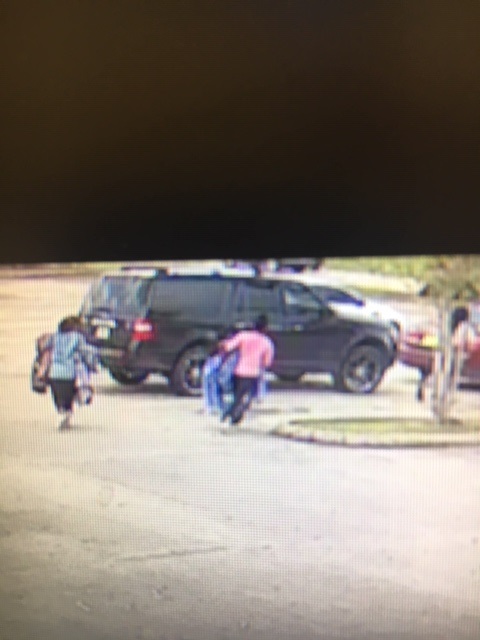 Suspects left in a black SUV