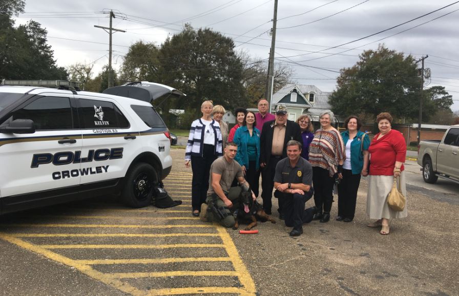 Crowley Police get a new K9