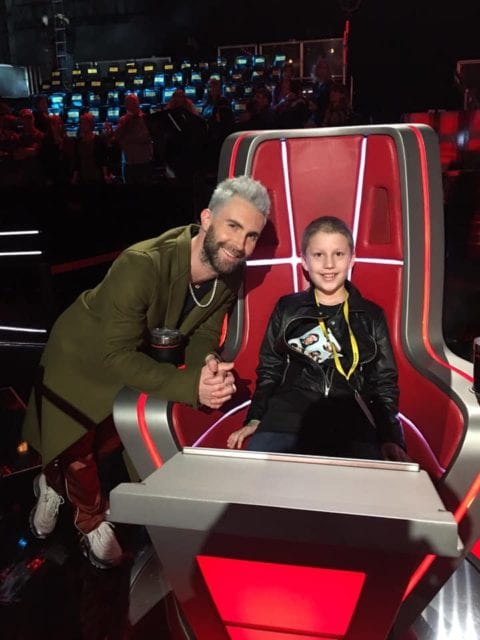 Colin Mcgee and Adam Levine