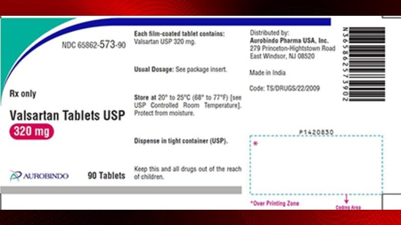 Blood-Pressure-medication-recall