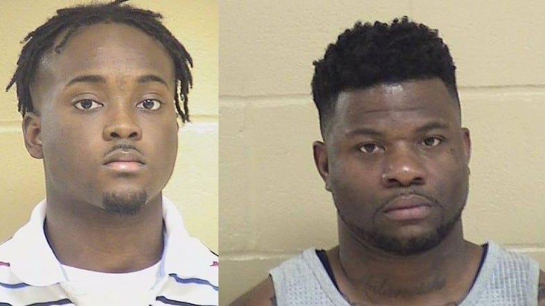 Lawrence Pierre, left, and Glenn Frierson, right