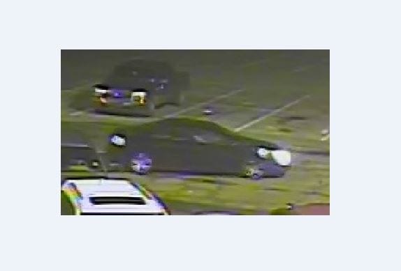 Identity of suspects sought by police. Police believe this is the car the suspect's were driving. 