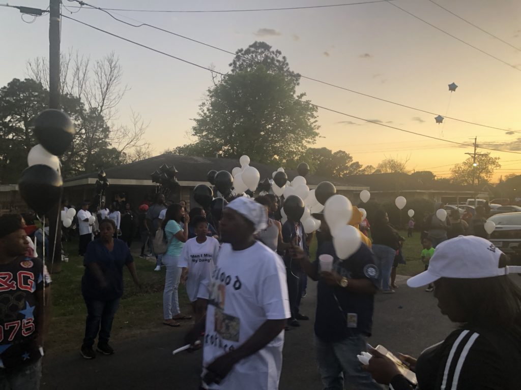 vigil for Sunset shooting victim Kendrick Lawrence