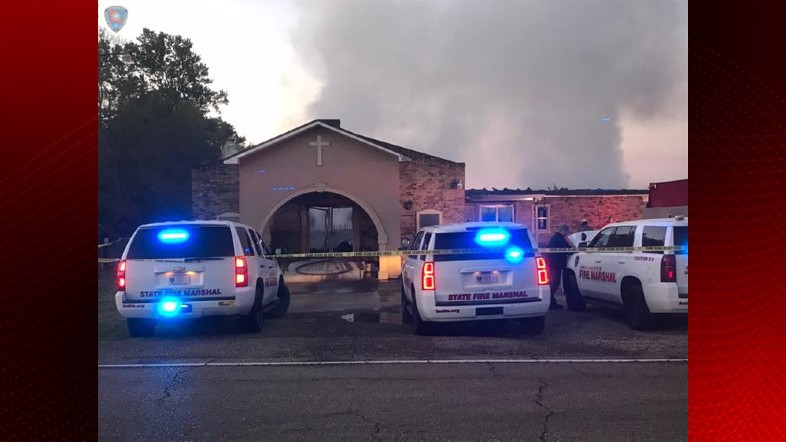 Opelousas Church Fire