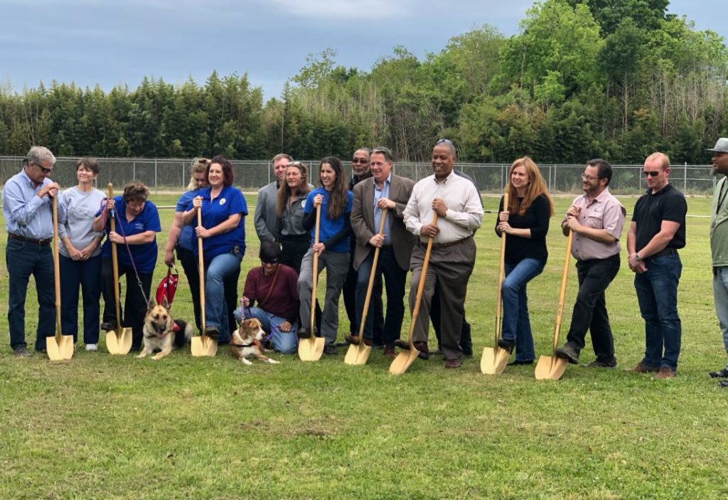 Lafayette breaks ground on second dog park