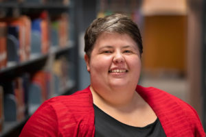 Photo caption: Kelsey Couvillion, winner of the Jefferson Caffery Research Award (Photo credit: Doug Dugas / University of Louisiana at Lafayette)